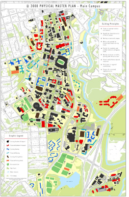 uga campus map building numbers Current Master Plan University Architects uga campus map building numbers